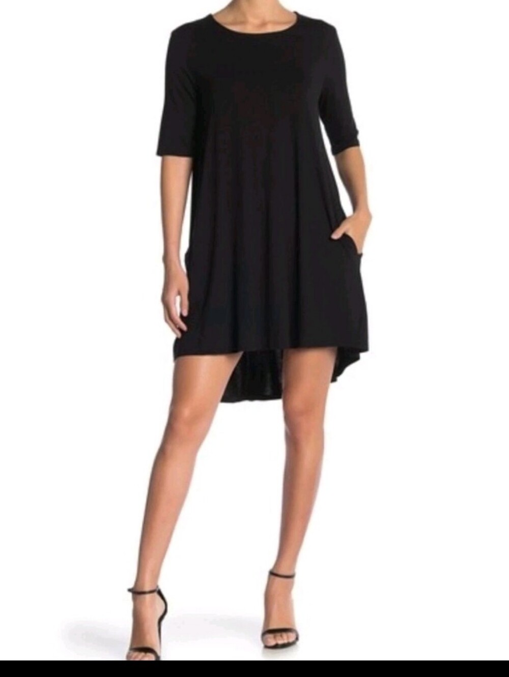 Philosophy Simple Black Swing Dress